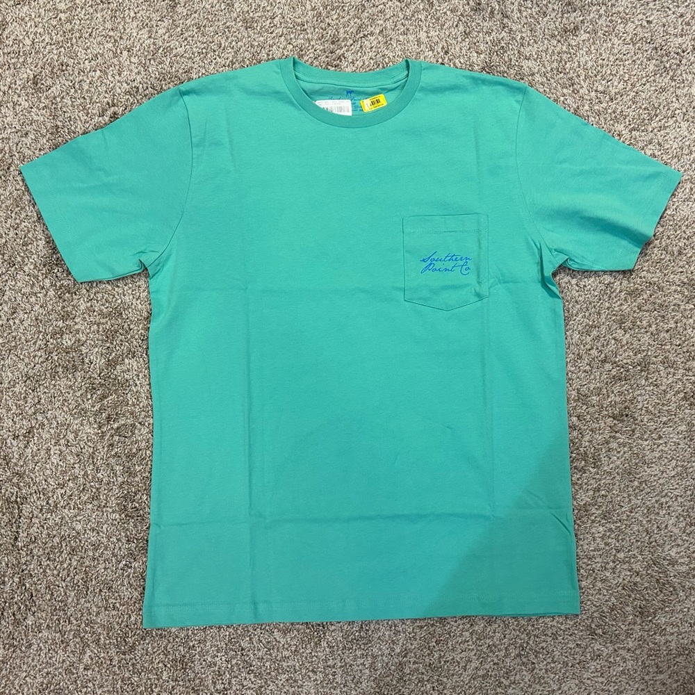 NWT Southern Point Co. Graphic Short Sleeve Front Pocket Tee Shirt Mens XL